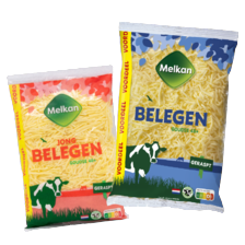 Melkan geraspte kaas